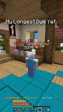 My Longest Dye Drop Yet. | Hypixel Skyblock