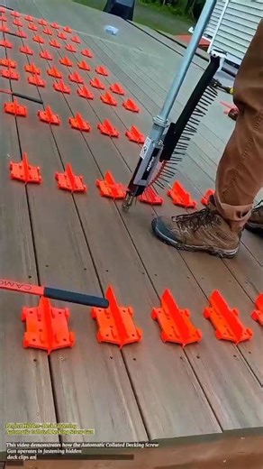 Perfect Hidden-Deck Fastening | Automatic Collated Decking Screw Gun