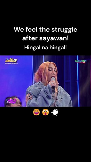 Ang hirap habulin ang hininga kapag nape-pressure ka for interview 😆😆😆 #fyp #ABSCBN #ItsShowtime #ViceGanda #Kapamilya
