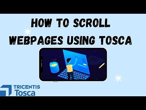 How to Scroll webpages using Tosca |TBox Scroll Operation Module |Tricentis Tosca | Tosca Automation