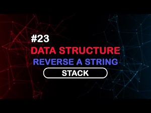 23 reverse a string using stack بلغة السي شارب