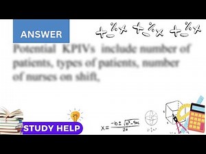 An important part of a project is to identify the key process input variables KPIV and key proces...