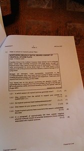 Questions on Tropical Cyclone 'Filipo'In which season do trop... | Filo