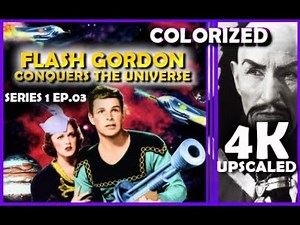 Flash Gordon Conquers The Universe. Chapter 3. Walking Bombs. Colorized 4K Upscale. Continues.