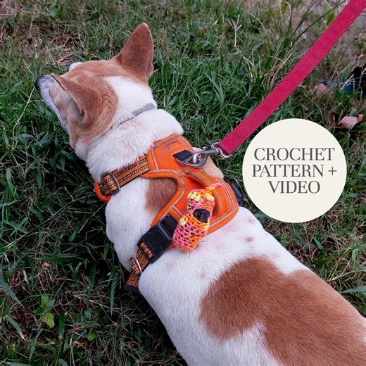Crochet Dog Poop Bag Holder Pattern – Small Doggy Poo Bag PDF   Video Tutorial - Etsy