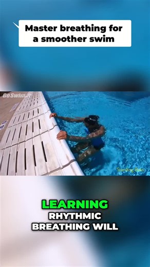 GoSwim.tv on Instagram: "Unlock swimming success! Rhythmic breathing is key. Master standing bobs for a safe, effective start. Breathe easy, swim strong! #SwimmingTips #RhythmicBreathing #SwimTechnique #LearnToSwim #SwimmingLessons #WaterSafety"
