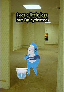Brita Shark Hydrated Meme — Backrooms Shark Funny Clip