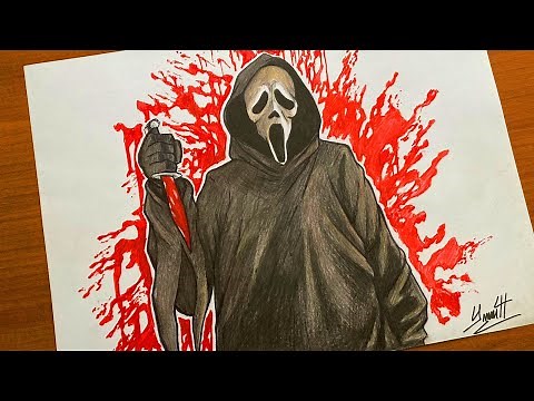 DIBUJANDO A GHOSTFACE / SCREAM