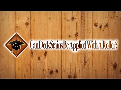 Can Deck Stain Be Applied With A Roller