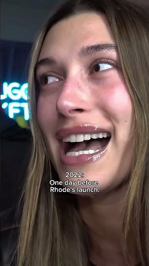 She never imagined achieving all this 🥹 #haileybieber #rhodeskin #rhode #skincare #makeup