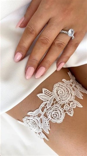 Wedding garter, Lace bridal garter collection, Anita Benko Bridal