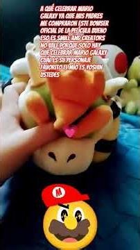 a qué celebrar Mario galaxy mi personaje favorito es yoshin ustedes 😃😃😃😉😉😉