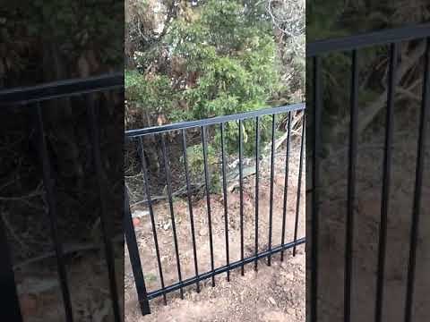 Ameristar fence installation residential montage part 3