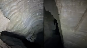 Man drops GoPro down 'deepest pit in USA' and people are convinced they saw someone hiding