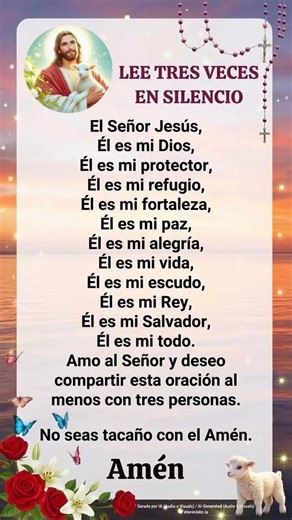 ORACIÓN DE PROTECCIÓN ¡LEE TRES VECES EN SILENCIO!