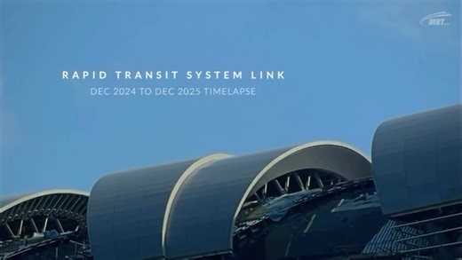 RTS Link JB-SG on Instagram: "🚆 Watch a year of progress unfold. Connecting communities across borders. 🇲🇾🇸🇬 In 2025, you can see the RTS Link taking shape, from major structural works to the completion of key buildings and the arrival of all 8 trains at Wadi Hana Depot. The Security Control Building and depot façade are now complete, marking important milestones for the project. With the depot building now 100% complete with Degree 3 finishes, work continues on roads, drainage, services an