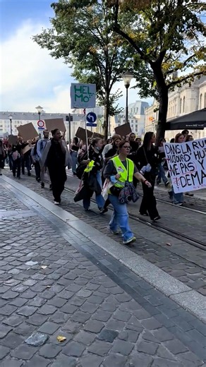 Belgian students protest tuition fee hike; 107 arrests reported