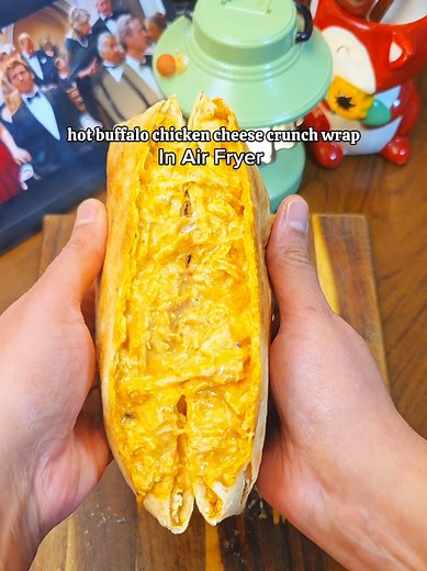 Crunchy Air Fryer Buffalo Chicken Wraps Recipe