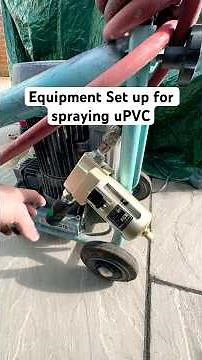 Equipment Set Up for Spraying uPVC - Water Trap