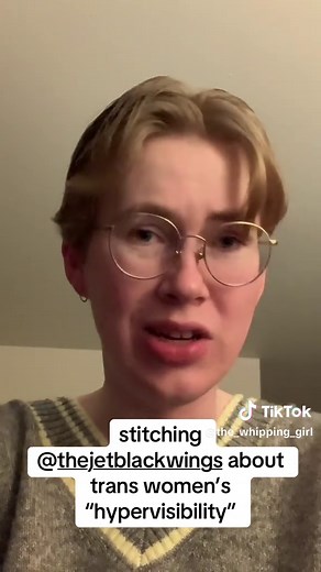 #stitch with @the jet black wings on trans women’s hypervisibility #transfeminism #transwomen #transmen