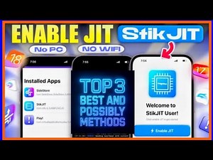 Enable JIT on iOS 18 & 17 Without PC or Jailbreak | Stikjit Full Guide + Working Links!