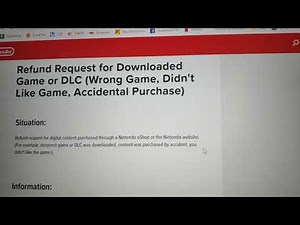 Nintendo switches refund policy or lack there of