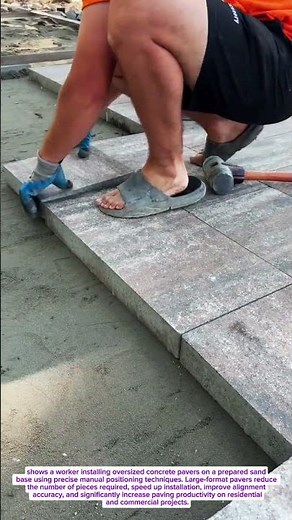 Watch Giant Paver Installation Trick That Saves Hours of Labor!