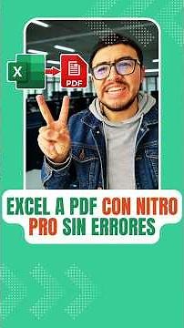 Convert PDF to Excel in a Single Sheet (No Errors) 📊 #PDFtoExcel #ExcelTricks #NitroPro #DataEntry