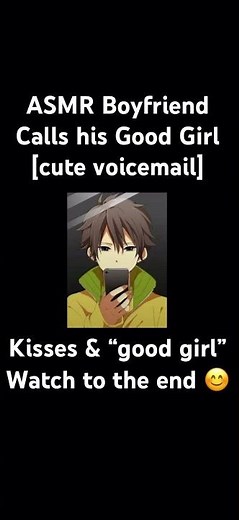 ASMR Boyfriend Calls his Good Girl & Kisses [Voicemail Roleplay] [cute wholesome whispers] #goodgirl