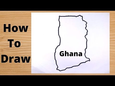 How To Draw Ghana Map