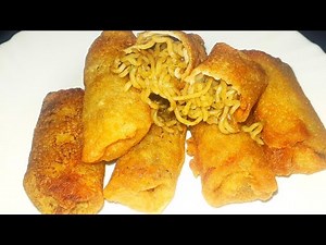 Crispy Fried Maggi Roll/Maggi Spring Roll Recipe /Spring Roll Recipe With Sheet/Maggi se bane Snack