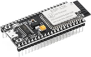 000 ESP-12K Development Board, Nodemcu ESP32 Integrated Wi-Fi MAC/BB/RF, Serial Port Rate up to 4Mbps, SoC Microcontroller Processor Integrated with SPI/I2C/UART Interface, AP/STA/STA+AP for Arduino