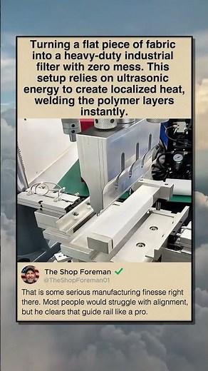 SATISFYING ULTRASONIC MANUFACTURING PROCESS
