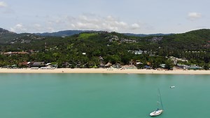 Download Beautiful high view of nature with sea ocean for free