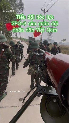 SPG-9 fire support squad of the Vietnam People's Army #bodoivietnam