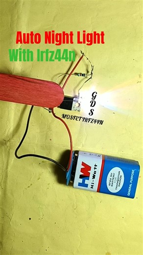 Automatic Day Night Light Project | Science Exhibition | Technology Experiment #inspireaward #shorts