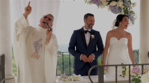 Italian Priest Wows Bride And Groom With Wedding Performance Of "Mamma Maria"
