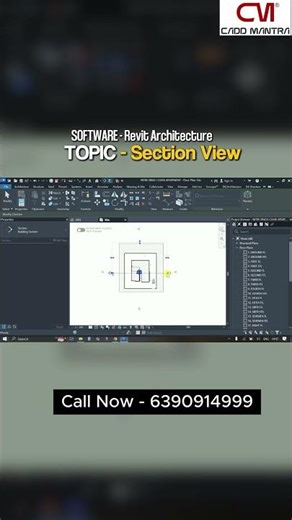 Section View in Revit Architecture | Software-Based Architecture Tutorial