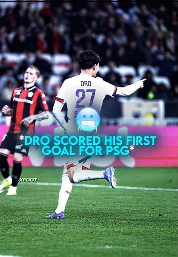 Dro scored his first goal for PSG 🥶🤩