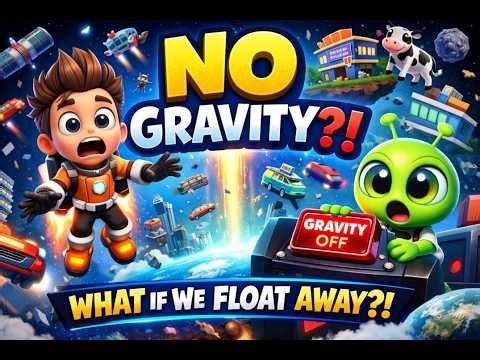 The Day Gravity Disappeared! 😱 | 3D Cartoon Animation | What If Gravity Stopped?