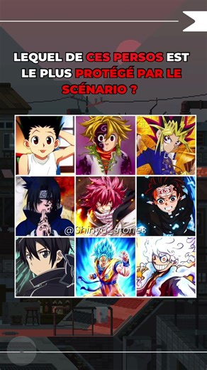 👉 Lequel de ces personnages a eu le PLUS GROS plot armor ? 😱🔥