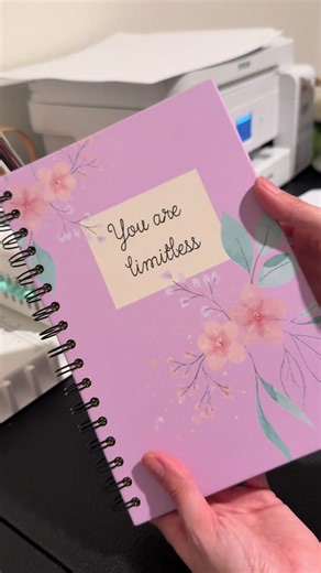 Handmade Moonflower Stationery Notebooks