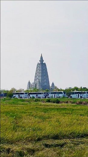 เหมือนไปอินเดีย…แต่นี่คือสมุทรปราการ! 🇮🇳✨ เจดีย์พุทธคยาจำลองที่สวยจนต้องมา #วัดสุวรรณภูมิพุทธชยันตี