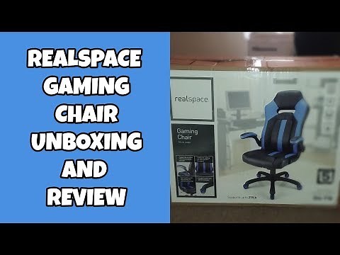 REALSPACE GAMING CHAIR | UNBOXING AND REVIEW
