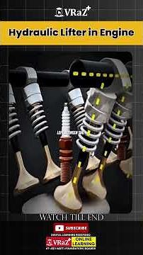 The Silent MVP Inside Your Engine! 🛠️🔥 | How Hydraulic Lifters Work #engineering #shorts #shortsfeed