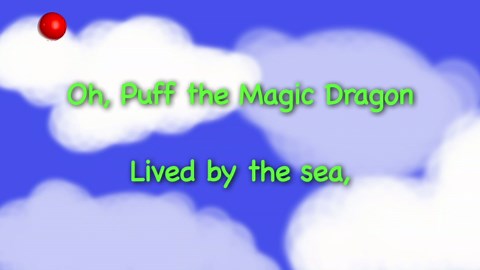 Puff the Magic Dragon Sing-along video