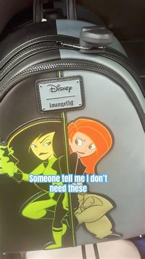 Might Need Kim & Shego #loungefly #kimpossible #shego #kronk #disney #fairlyoddparents #backpack