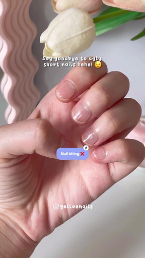 Quick Solution for Nail Biters: Semi-Cured Gel Nail Stickers