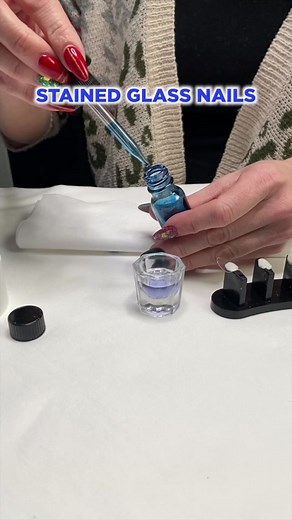 How to Achieve Stunning Stained Glass Nails with YN Liquid Art