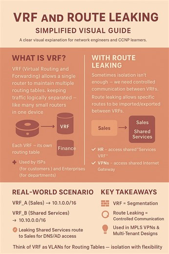 Understanding VRF and Route Leaking for Network Separation | GUNASEKARAN S posted on the topic | LinkedIn